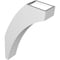 Ekena Millwork 3 1/2-in. W x 12-in. D x 20-in. H Thorton Architectural Grade PVC Knee Brace BRCP035X12X20THR - alternate 5